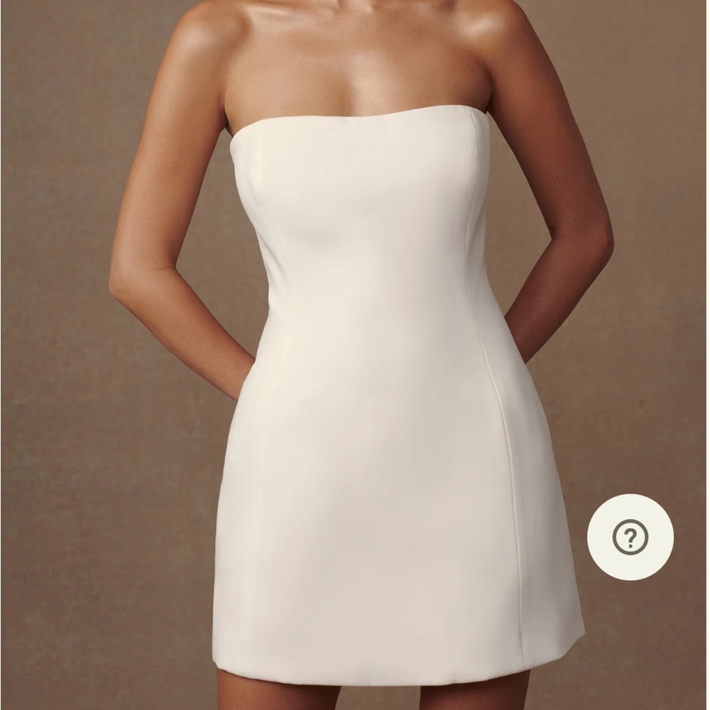 Meshki Neeka Strapless Bow Back Mini Dress